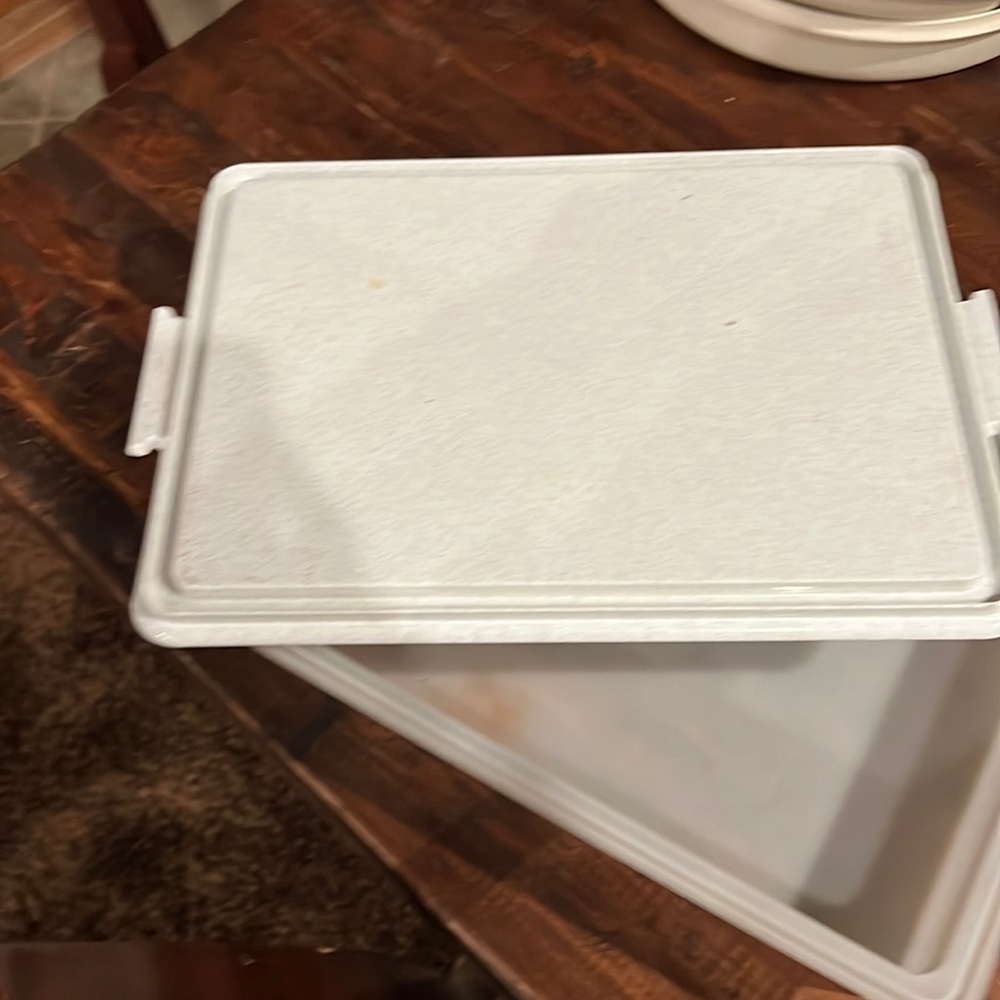 Tupperware storage